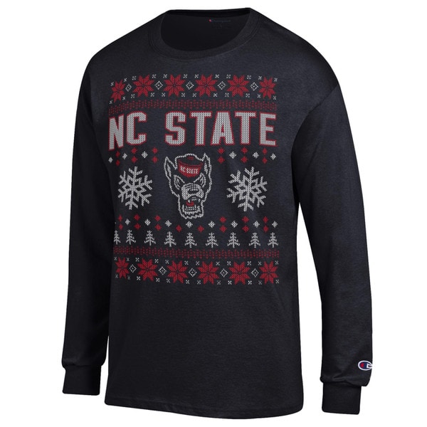 Black Long Sleeve Holiday Sweater T